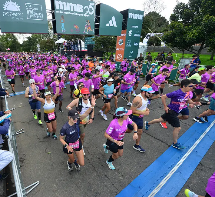 media maratón de Bogotá