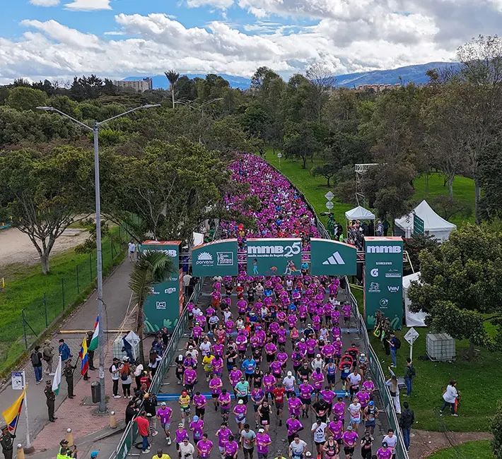 media maratón de Bogotá